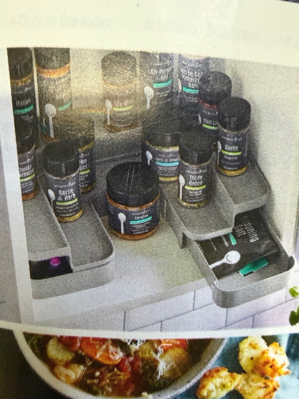Pampered Chef Spice organizer